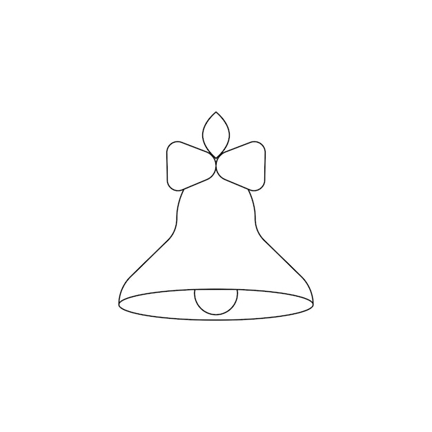 icono del tipo vectorial de la campana de packard