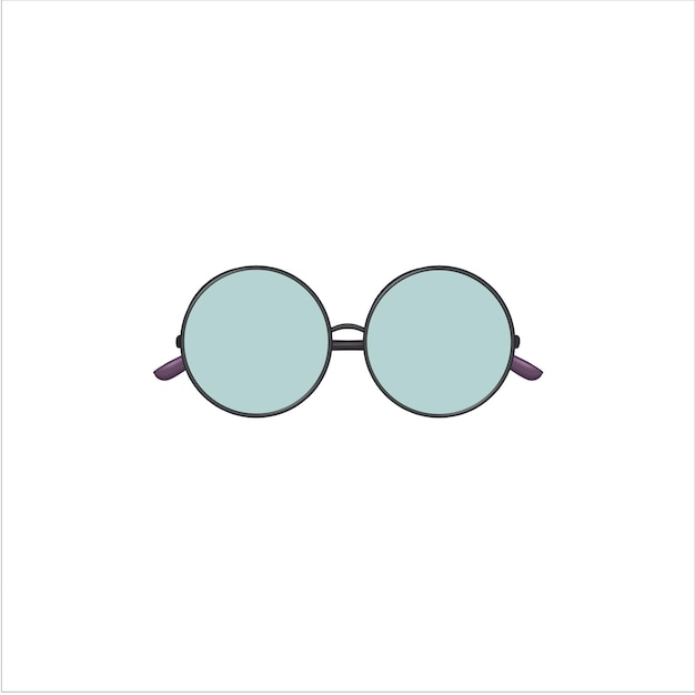 icono de tipo vectorial de gafas