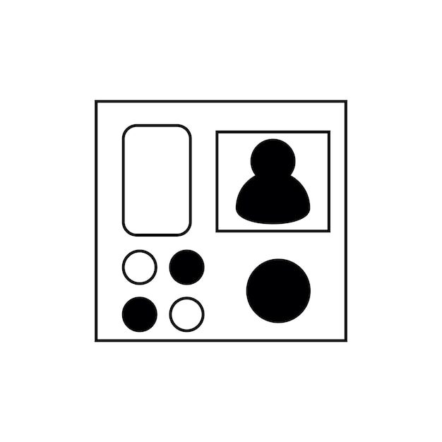 icono de tipo vectorial de intercomunicador