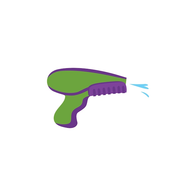 Vector icono del tipo vectorial de la pistola de agua