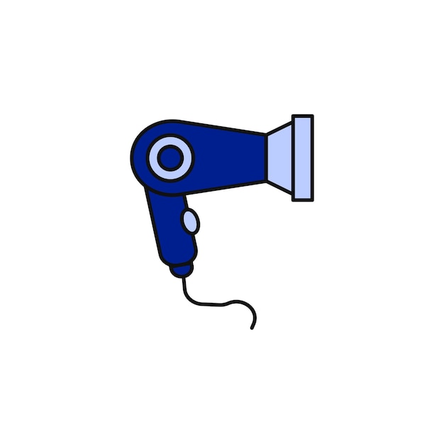 icono de tipo vectorial de secador de pelo