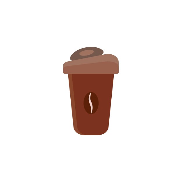 icono de tipo vectorial de taza de café