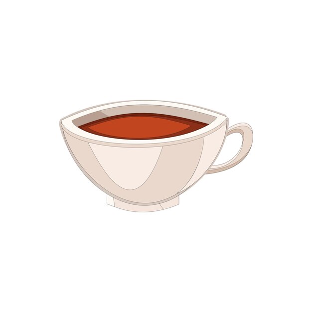 icono de tipo vectorial de té caliente