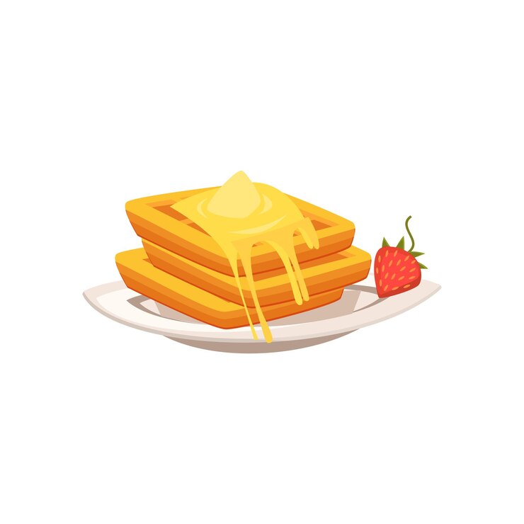 Vector icono del tipo vectorial del waffle