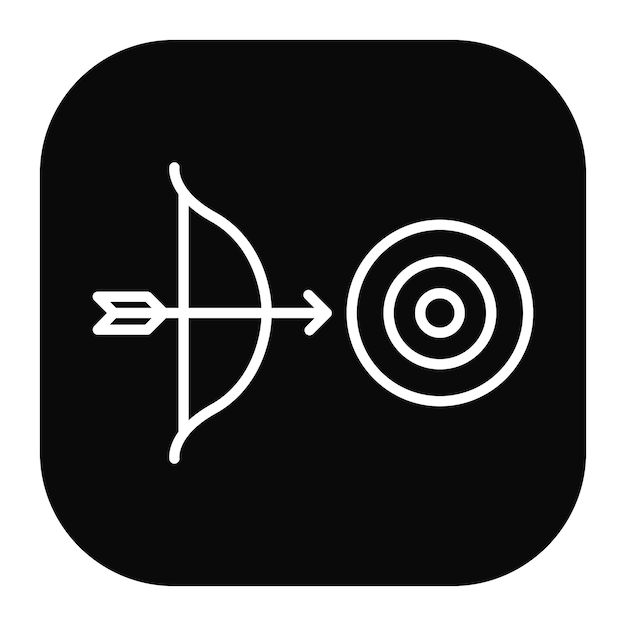 Icono de tiro con arco