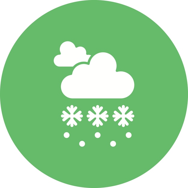Icono de la tormenta de nieve