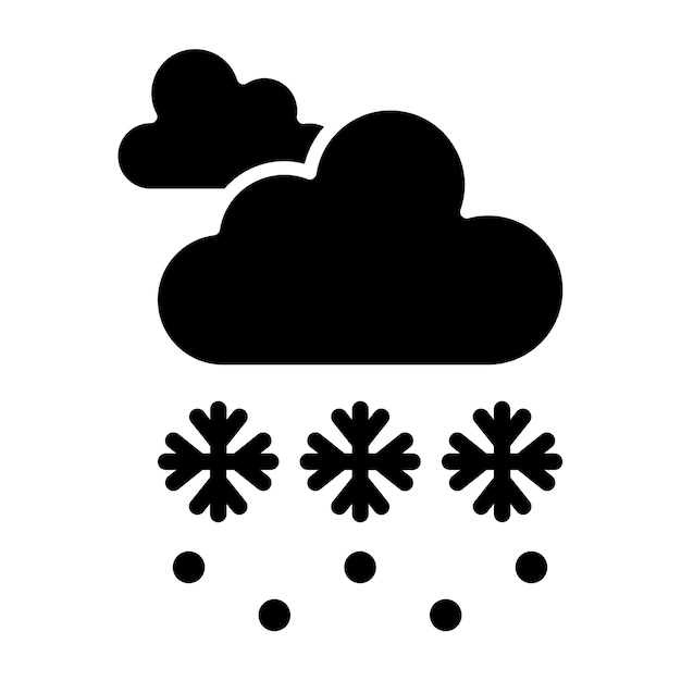 Icono de la tormenta de nieve