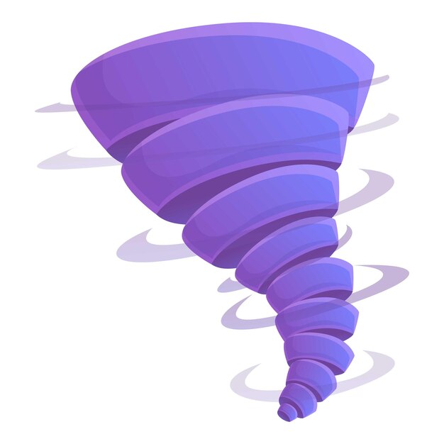 Icono de tornado Twister Icono vectorial de tornado twister para el diseño web aislado en fondo blanco