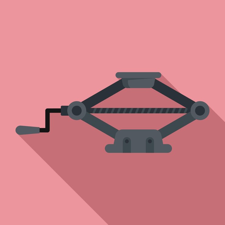 Vector icono de tornillo nivelador manual ilustración plana del icono de vector de tornillo nivelador manual para diseño web