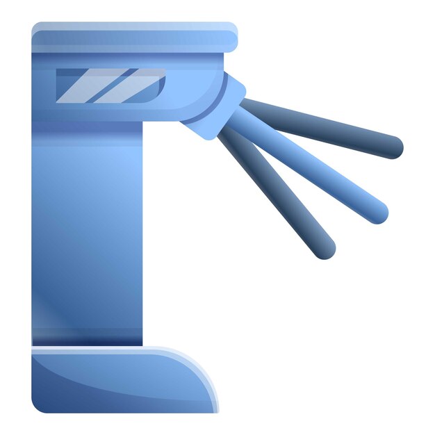 Icono de torniquete de tarjeta Icono vectorial de tornique de tarjeta para diseño web aislado en fondo blanco
