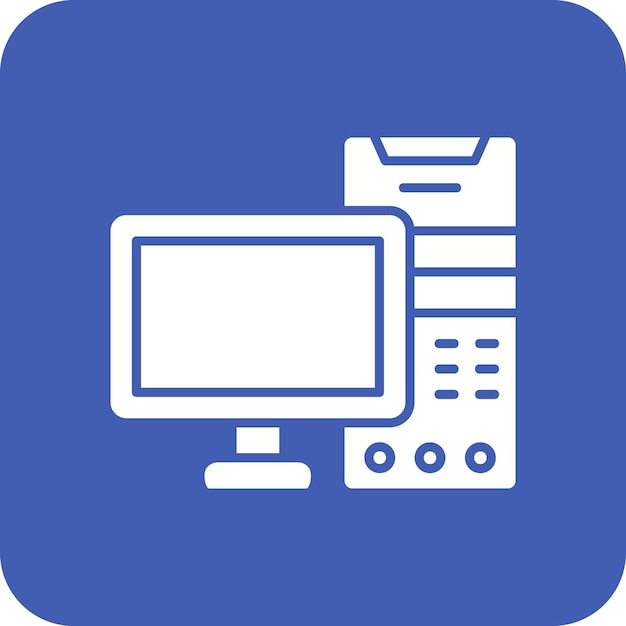 Icono de la torre de la computadora