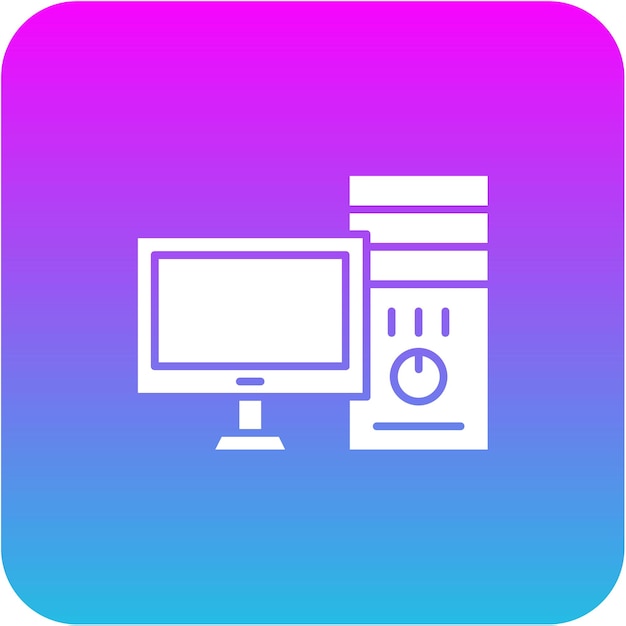 Icono de la torre de la computadora