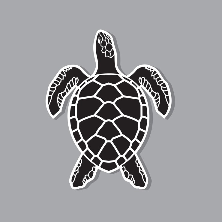 Vector icono de tortuga marina