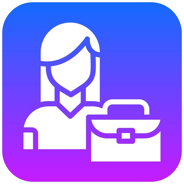 Icono de trabajador de oficina