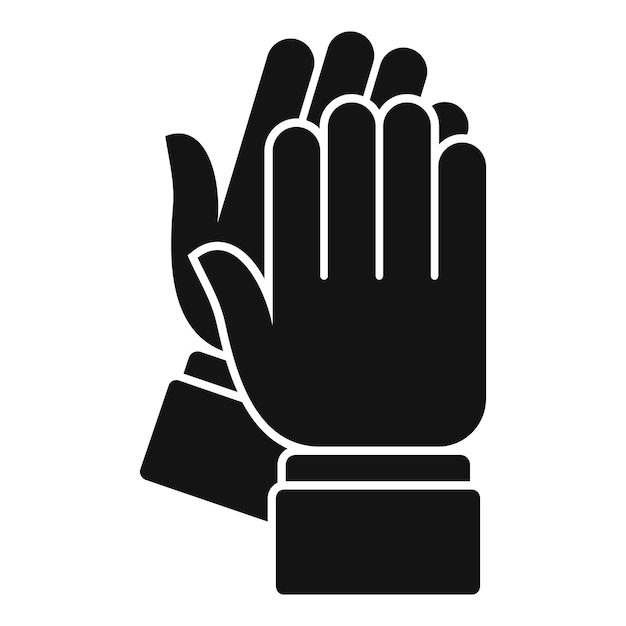 Icono de trabajo en equipo de éxito vector simple Comunidad empresarial Móvil social