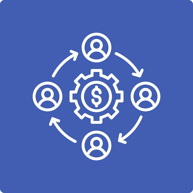 Icono de trabajo en equipo