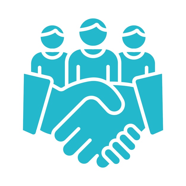 Icono de trabajo en equipo