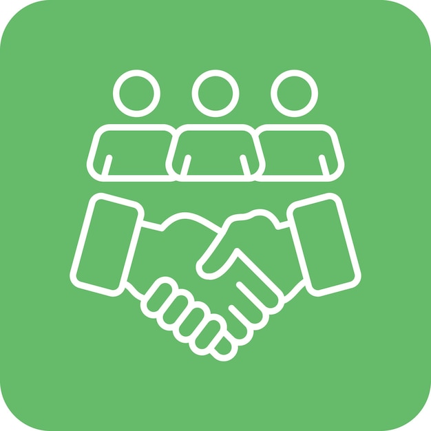 Icono de trabajo en equipo