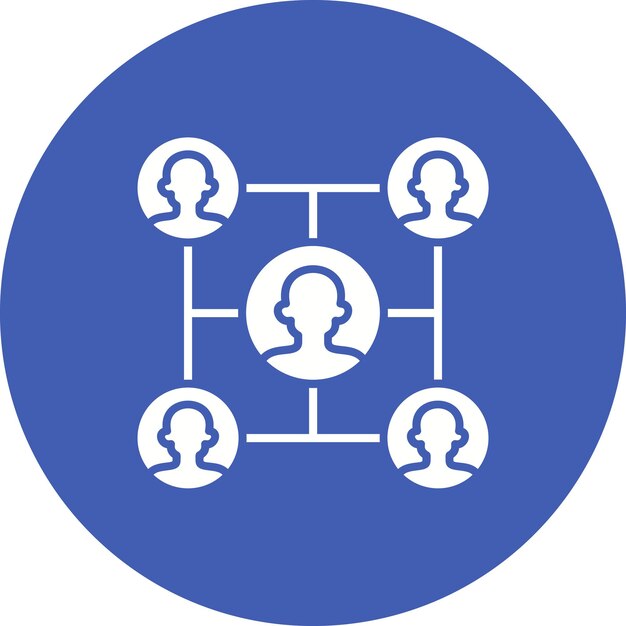 Icono de trabajo en equipo