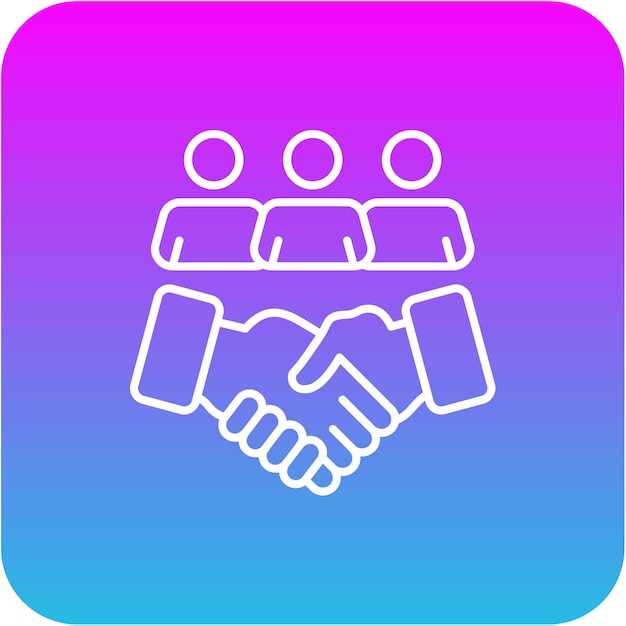 Icono de trabajo en equipo