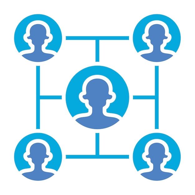 Icono de trabajo en equipo