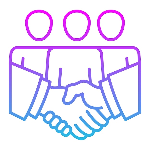 Icono de trabajo en equipo