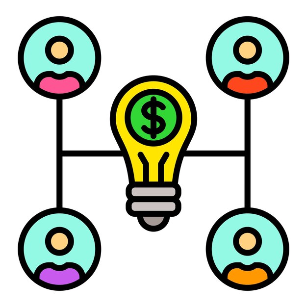 Icono de trabajo en equipo