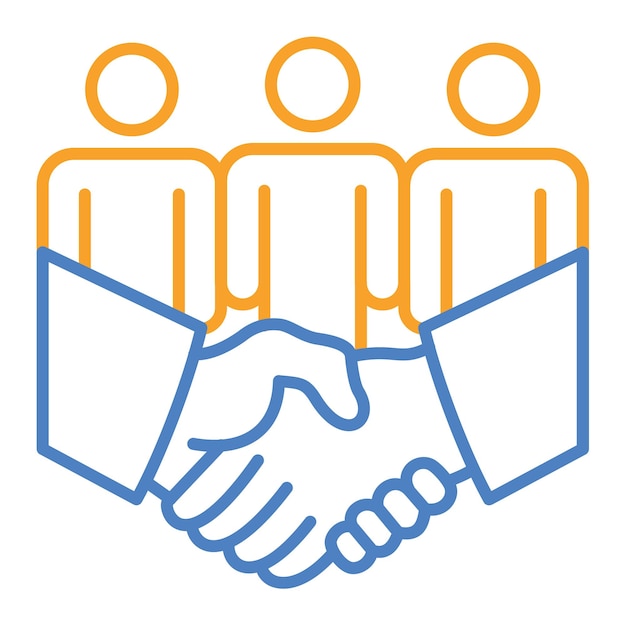 Icono de trabajo en equipo