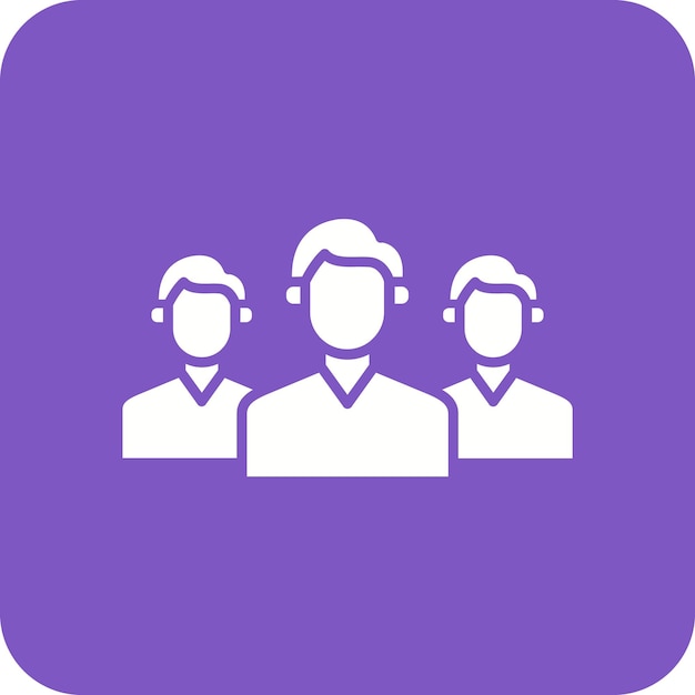 Icono de trabajo en equipo