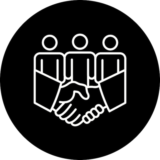 Icono de trabajo en equipo