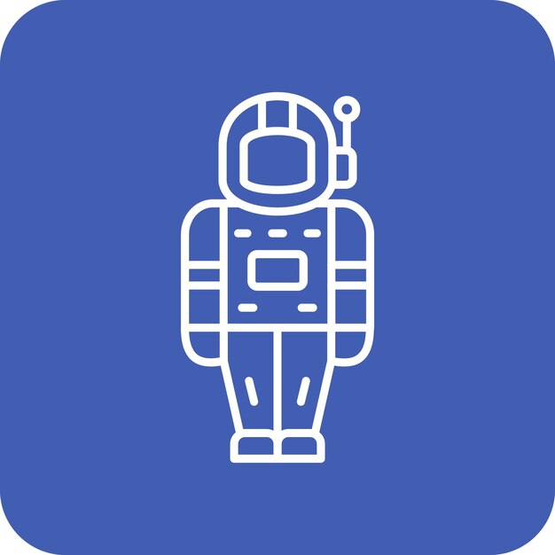El icono del traje espacial