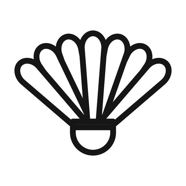Icono del transbordador Vector de arte de línea negra
