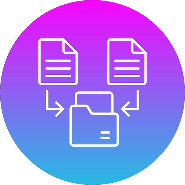 Vector icono de transferencia de archivos