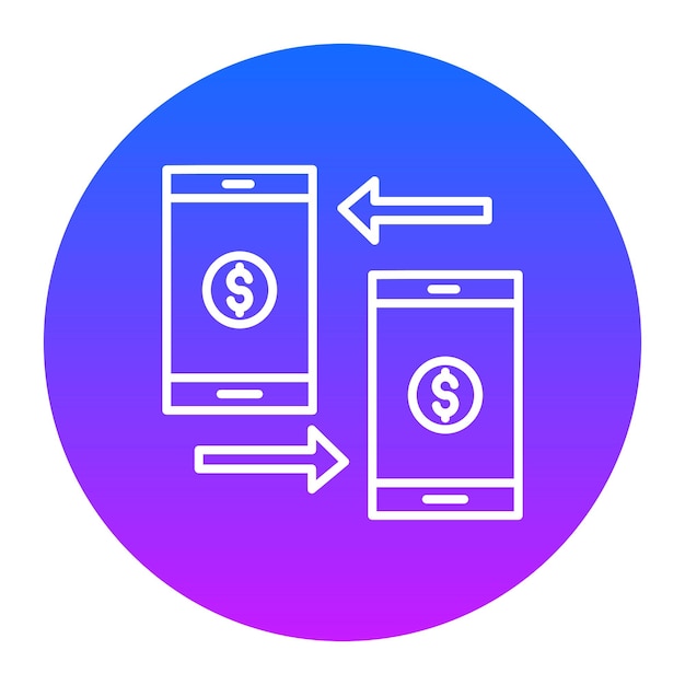 Icono de transferencia de dinero