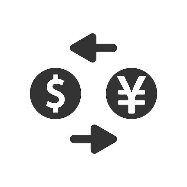 El icono de transferencia de dinero