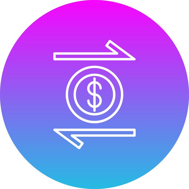 Icono de transferencia de dinero