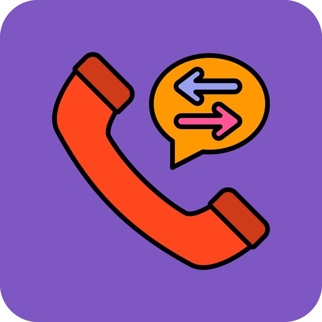 Icono de transferencia de llamadas