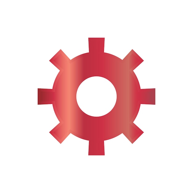 icono de transmisión de engranajes plantilla vectorial logotipo colección de moda diseño plano