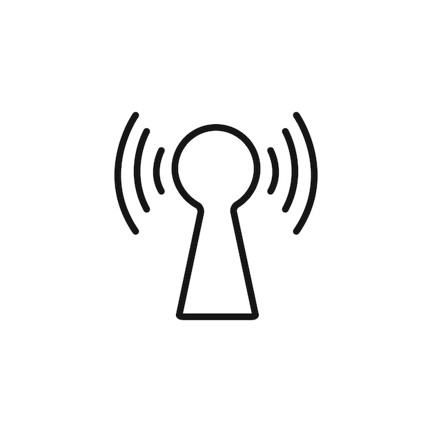 Icono de transmisión Vector plano aislado en el contorno