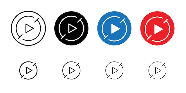El icono de transmisión en vivo tiene un contorno delgado simple