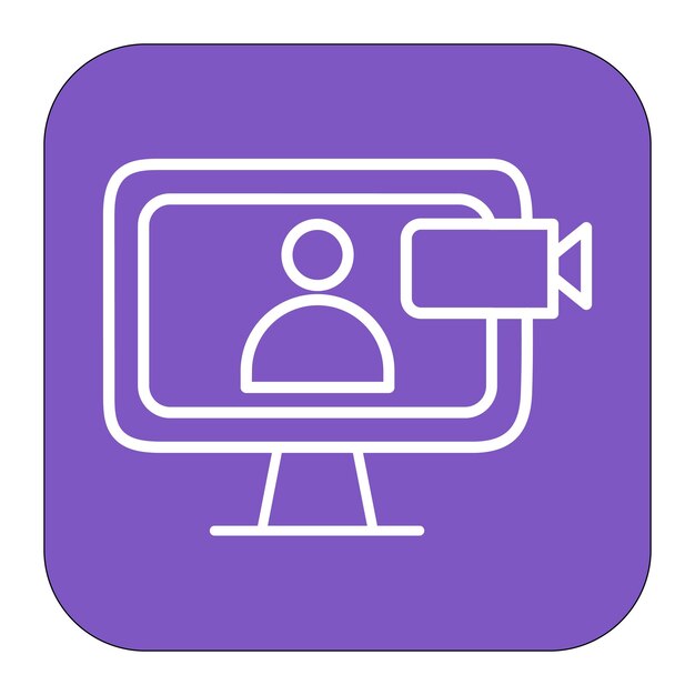 Icono de transmisión en vivo del usuario