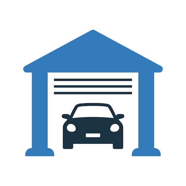 Icono de transporte de carruajes de automóviles Logotipo vectorial editable