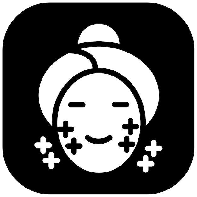 Icono de tratamiento facial