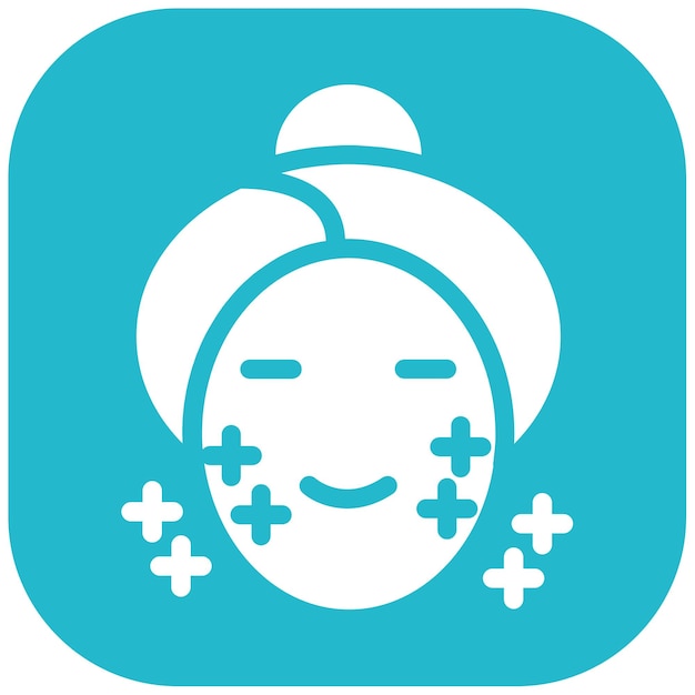 Icono de tratamiento facial