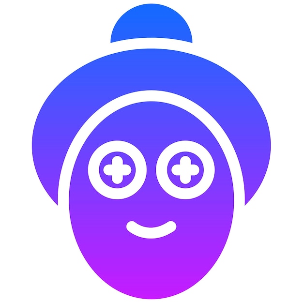 Icono de tratamiento ocular en el spa