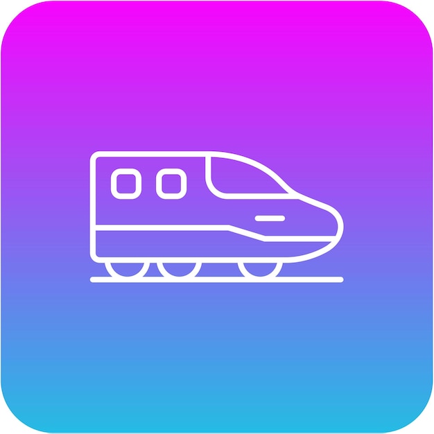Icono del tren de alta velocidad