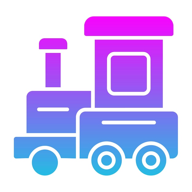 Icono de un tren de juguete