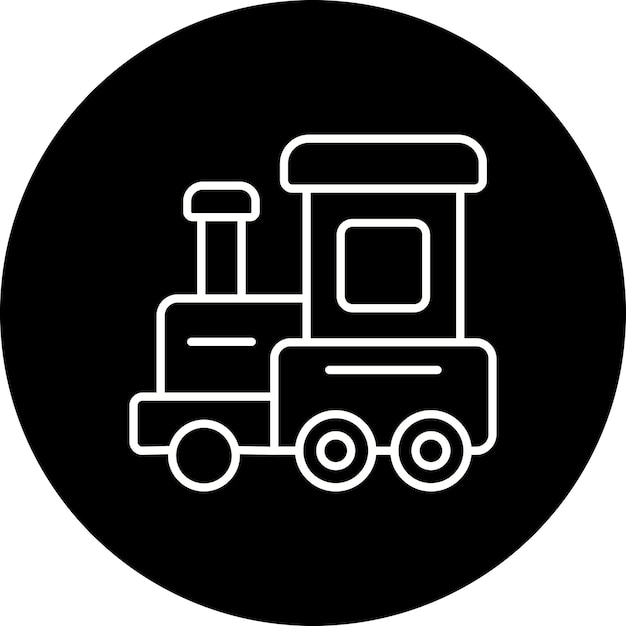 Icono de un tren de juguete