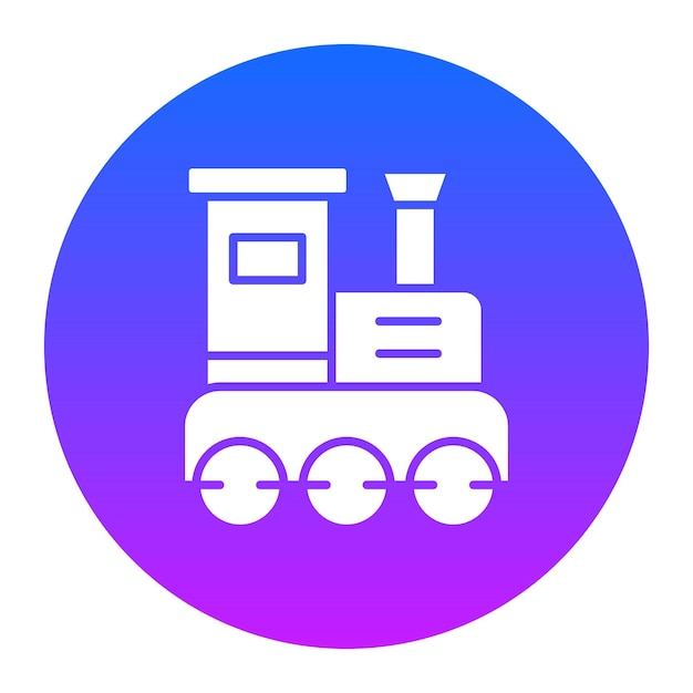 Icono de tren de juguete