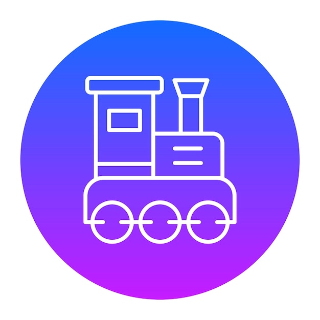 Icono de tren de juguete